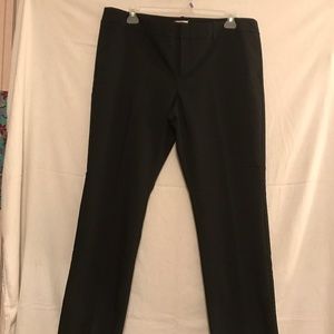 Merona Black Flat Front Pants size 18